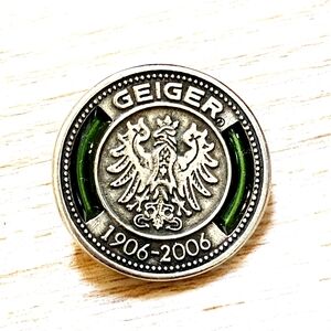 Danforth Pewters Geiger Commemorative Pin 100 Years Of Fashion